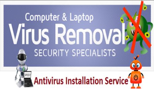 Dell laptop antivirus installation service
